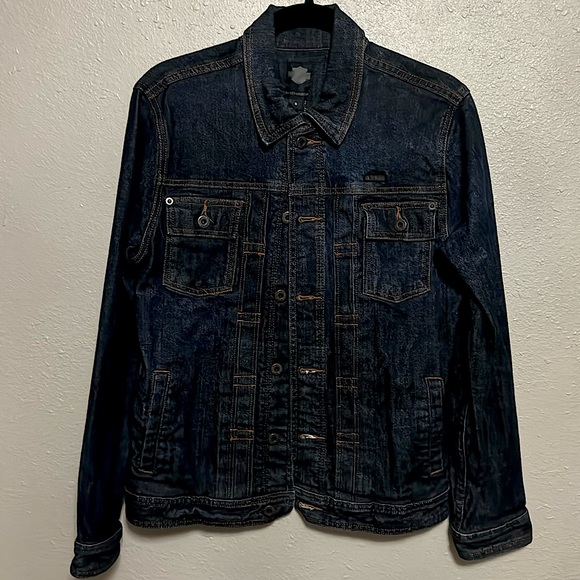 Harley Davidson unisex Jean jacket - Picture 1 of 3